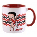 Betty Boop Mug 22 Oz Chevron Design